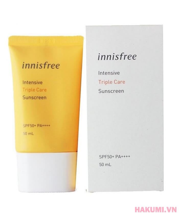Kem chống nắng Innisfree Intensive Triple Care Sunscreen SPF 50+ PA +++ 3